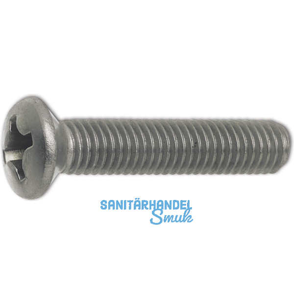 Stabilschraube M 4 x 42, Linsensenkkopf, Stahl verzinkt
