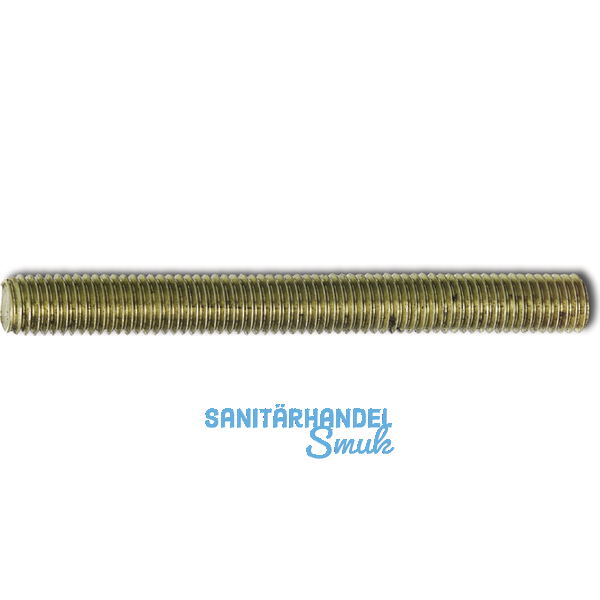 DIN 976-1 (eh. 975) M 5x1000 Messing blank Gewindestange