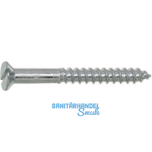 DIN 97 3.0 x 30 verzinkt Holzschraube Senkkopf mit Schlitz