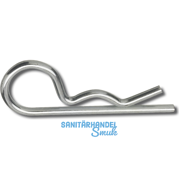 Federstecker einfach 5x 85 Edelstahl A2 ~DIN11024