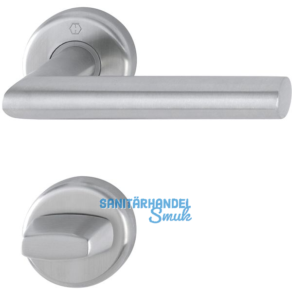 HOPPE Drckergt. UTRECHT - auf Ros. WC, TS 39 - 47, Edelstahl matt