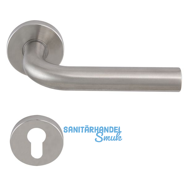 SOLIDO Wechselgarnitur DUBLIN m. Rosetten PZ, FH-EI30, Edelstahl