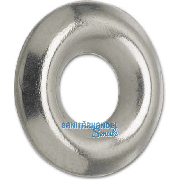 Fassonscheibe 4.1x13 Eisen vernickelt fr Senkschrauben