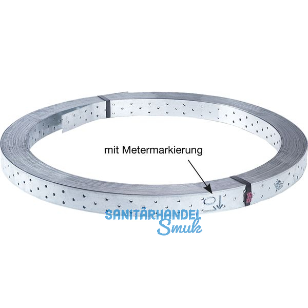 GH Windrispenbnder Typ Z mit Metermarkierung 40mm - Stahl feuerverzinkt