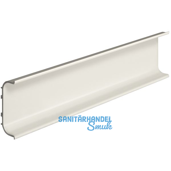 Griffmulde Aktor C-Profil horizontal, L 5000 mm, H 64, Alu wei RAL 9010