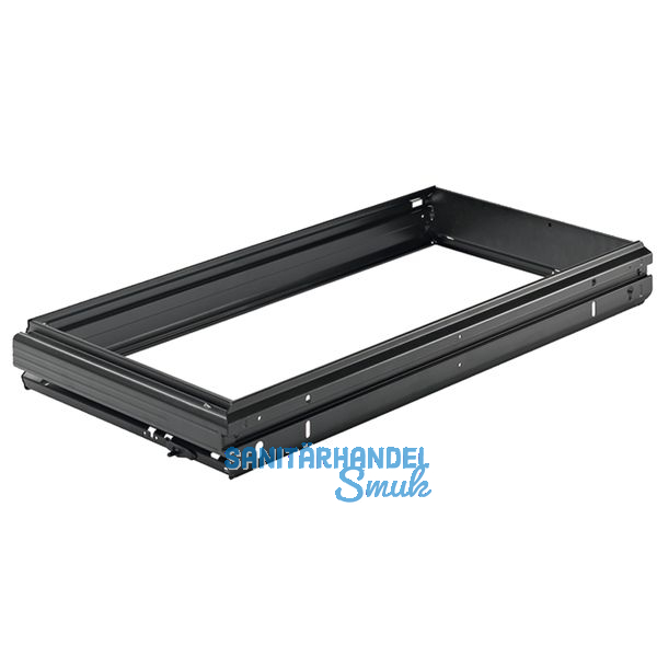 HETTICH SYSTEMA TOP 2000 Hngeregistratur-Rahmen, 2 x A4 + R, KB 1000mm, schwarz