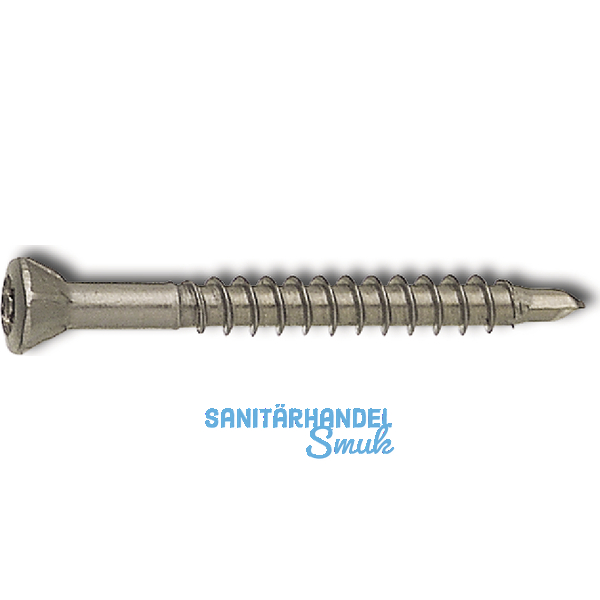 Holzbohrschraube 3.2x 35 Torx 10 Edelstahl gehrtet mit Zierkopf