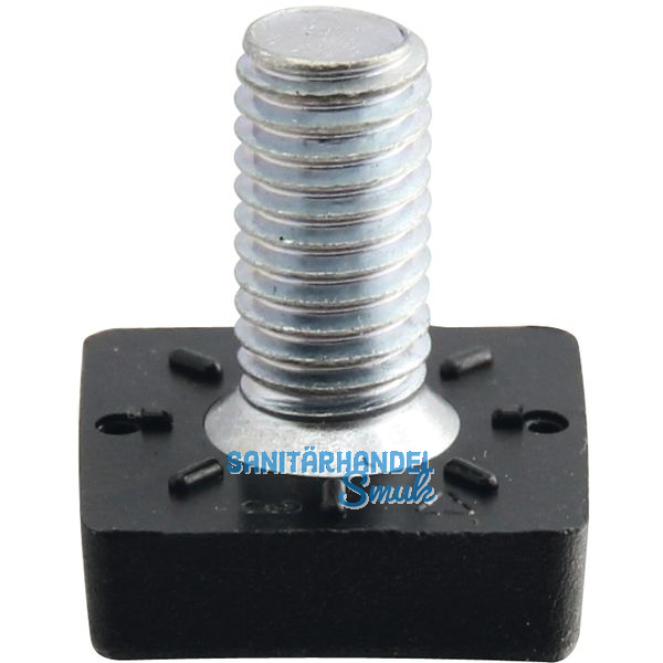 Hhenverstellschraube mit quadratischem Teller und Gewinde M8 x 15