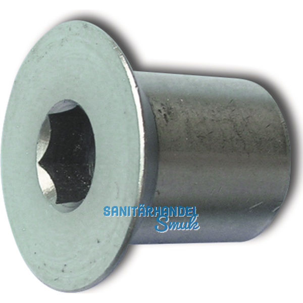 Hlsenmutter Senkkopf M 4x 12 Edelstahl 1.4305 mit Innensechskant