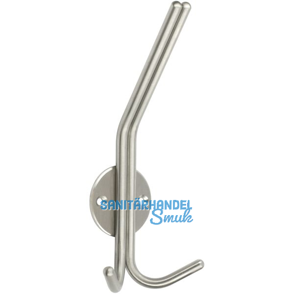 Huthaken Kabah mit Platte  46 mm, H 185 mm, T 40,3 mm, Edelstahl gebrstet