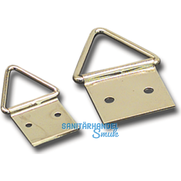 Klappse 17x27 Stahl vermessingt