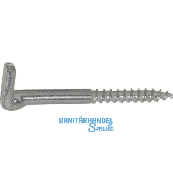 Kreuzschlitzschraubhaken mit Holzgewinde 5.2x 50 verzinkt-blau