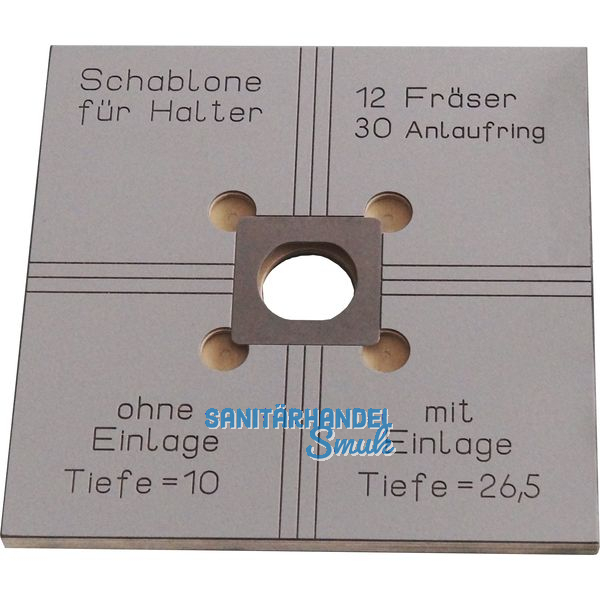 KSV Frsschablone fr Halter Gre 2