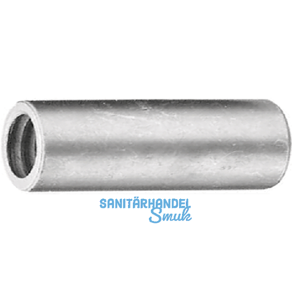 Distanzbuchsen rund M12x 40 Edelstahl A2 (Langmutter)