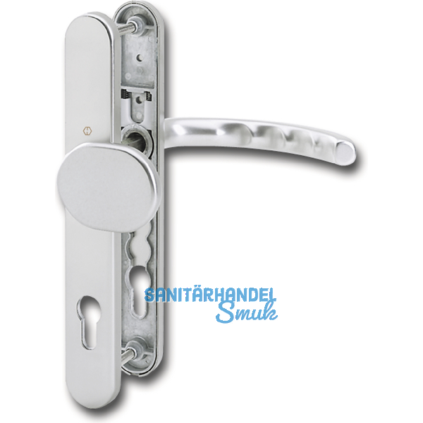 HOPPE Wechselgarnitur LUXEMBOURG - m Knopf u. LS PZ88, Ed.-Eff.