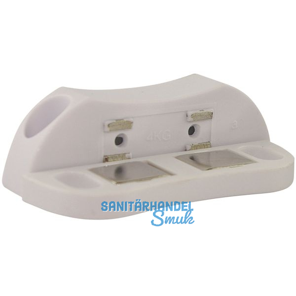 SECOTEC Magnetschnapper massiv 6kg Kunststoff wei SB-2 BL3