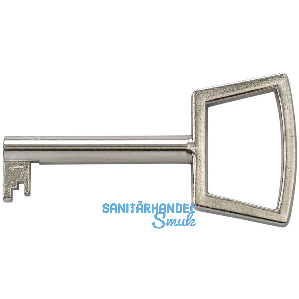 JuNie Mbelschlssel 3, Bartbreite 8 mm, Barthhe 8 mm, vernickelt