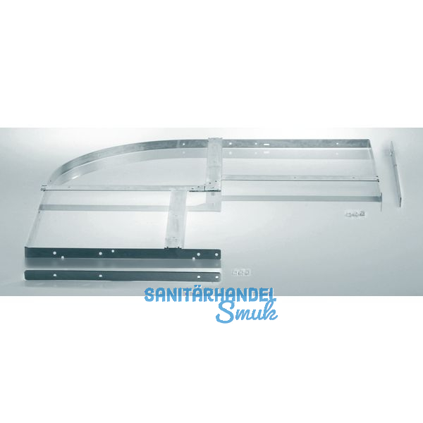 Oberbodenwinkel REVO 90, 841 x 25 x 841 mm, KB 900 x 900, Stahl verzinkt