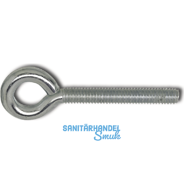 Ringschraube mit metrischem Gewinde M 6x60 Edelstahl A2