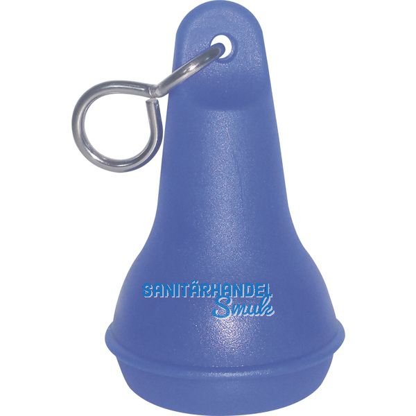 Hotelschlsselanhnger - birnenfrmig blau