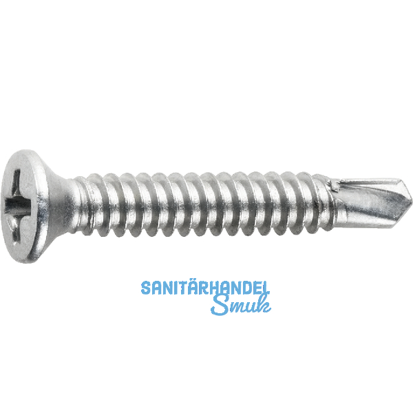 SFS-SP3/31 Fensterbohrschraube 3.9x38 PH 2 Stahl silber fr Kunststoffprofile