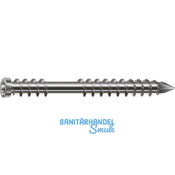 SPAX Terrassenschraube mit Zylinderkopf 5.0x 60 Torx 25 Edelstahl A2