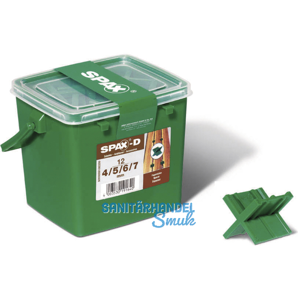 SPAX-Fugenlehre 4-5-6-7 mm 12 Stck pro Packung
