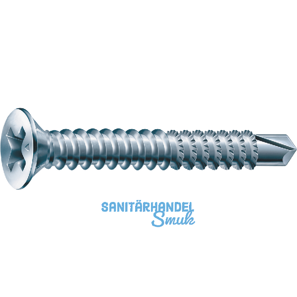 SPAX-FEX A Fensterbohrschraube 3.9x 16 PH 2 Stahl silber fr Kunststoffprofile