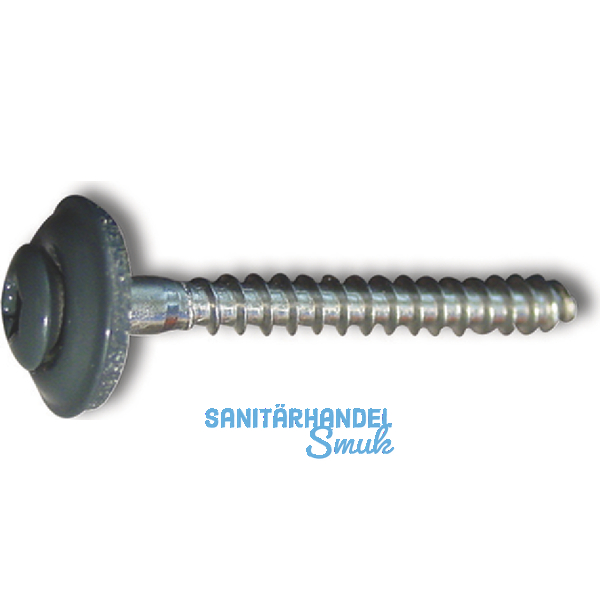 Spenglerschraube 4.5x 25 TX20 Edelstahl A2 Kopf beschichtet RAL7016 anthrazit