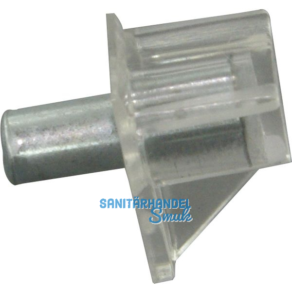 Steckbodentrger Safety, Bohr  3 mm, Kunststoff glasklar, VPE 1000 ST