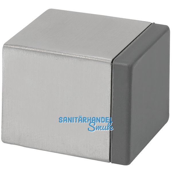 Wandtrpuffer - 25 x 25, Lnge 30 mm, Edelstahl matt