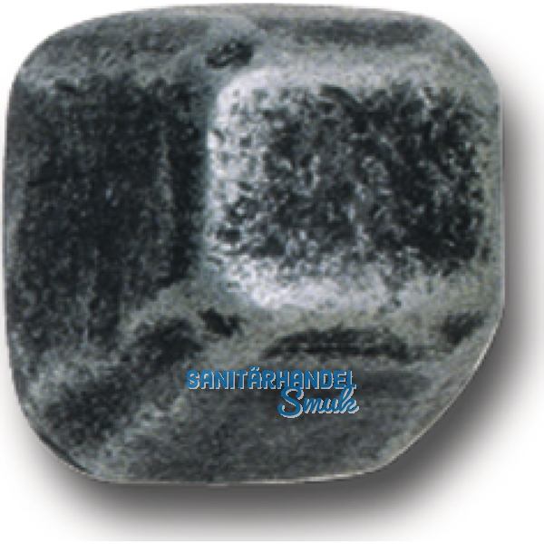 KWS Hutmutter eckige Form - 10 x 12mm, M 8, Schmiedeeisen schwarz