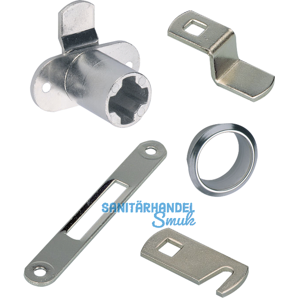 HETTICH PRESTIGE 2000 Zylinder-Hebelschloss Z23 Set, 18, 78020