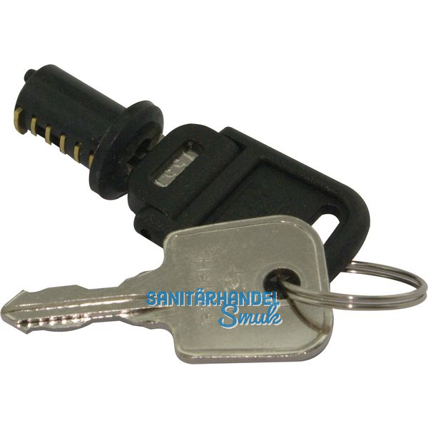 HEKNA Zylinder-Wechselkerne, Sperre 1554, Zamak schwarz