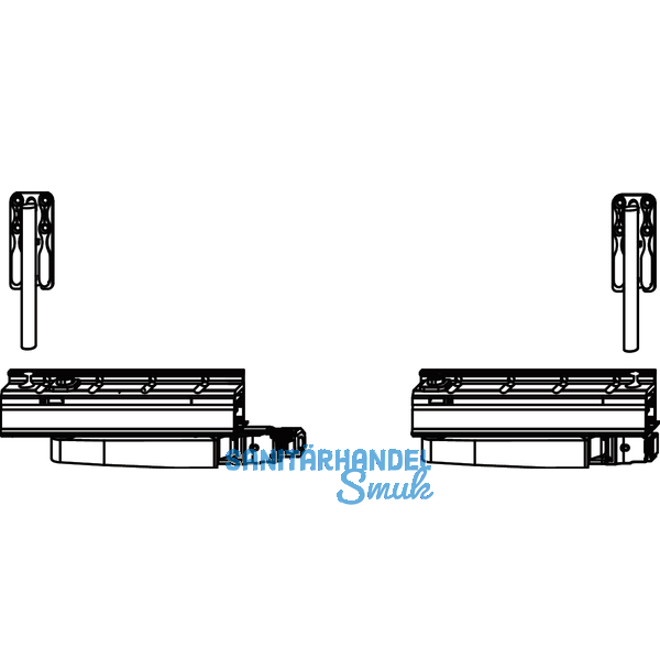 MACO SKB-S/SE Grundkarton Laufwagen, Schema A und C, 160 kg, links (455798)