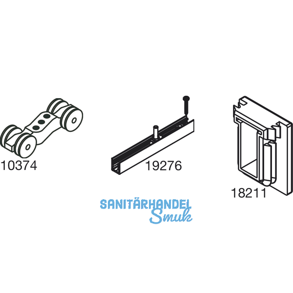 HAWA-Ordena 70/P - 70/F Beschlgegrt. Holztrechts, 600 x 2600 mm