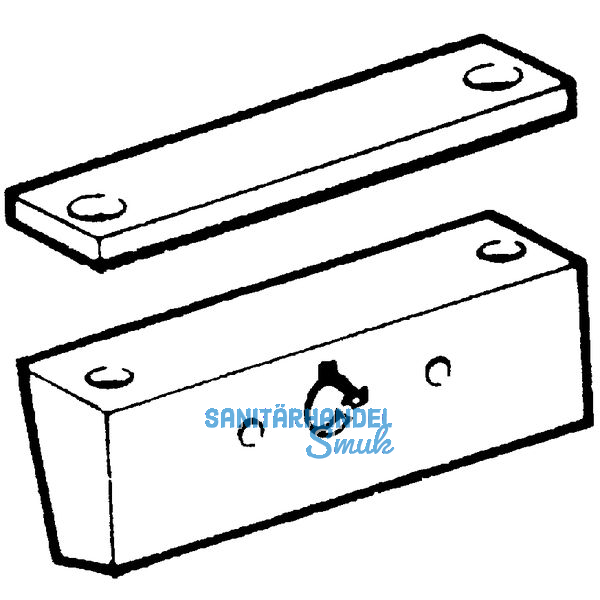 Drehsperre ROTO Zinkdruckguss wei