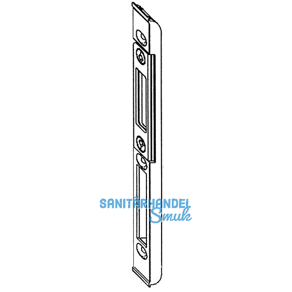 Schlieblech F+ R m. verstell. Stahleinstzen zu Z-TS u.G-TS, silber 29776