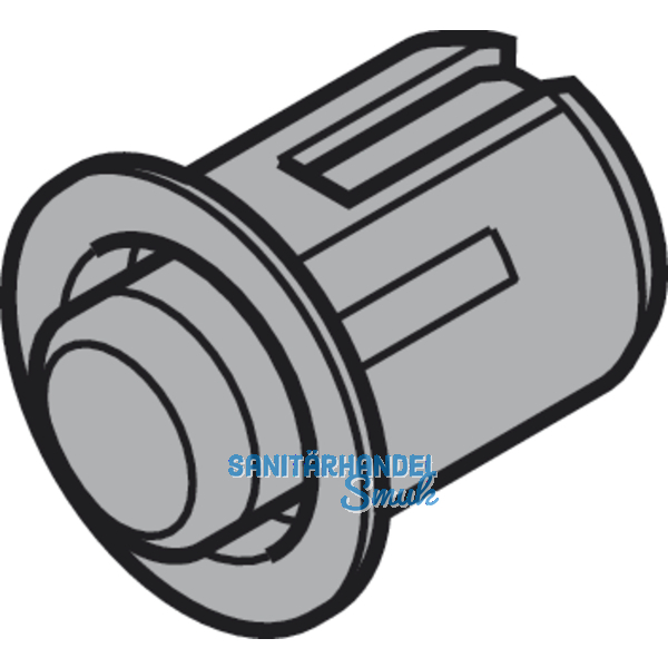 BLUM SERVO-DRIVE BLUM-Distanzpuffer Bohr  5, KS RAL 7037 staubgrau