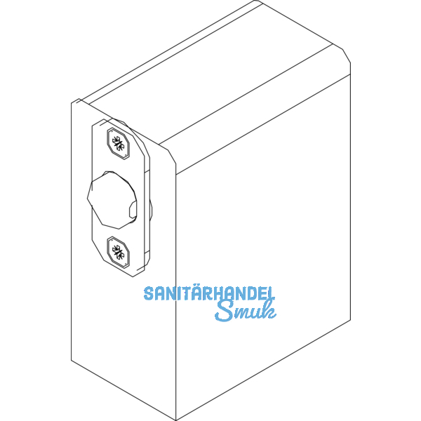 Saunabeschlag-Schnappklotz, Abachi-Holz (13.006)