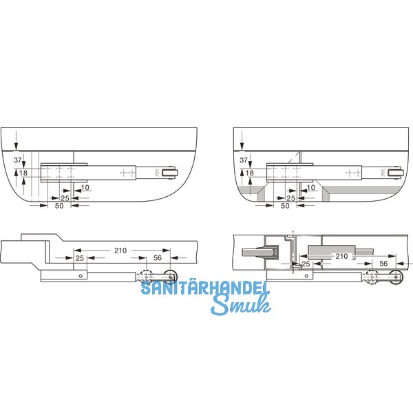 Mitnehmerklappe MK 397, Stahl verzinkt