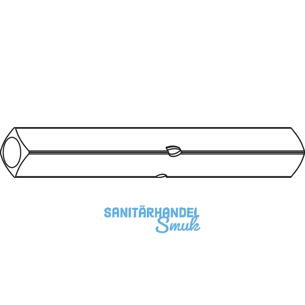 DORMA Drckerstift PR 127 FS - Vierkant 9 mm, einseitig, 60 mm, Stahl verzinkt