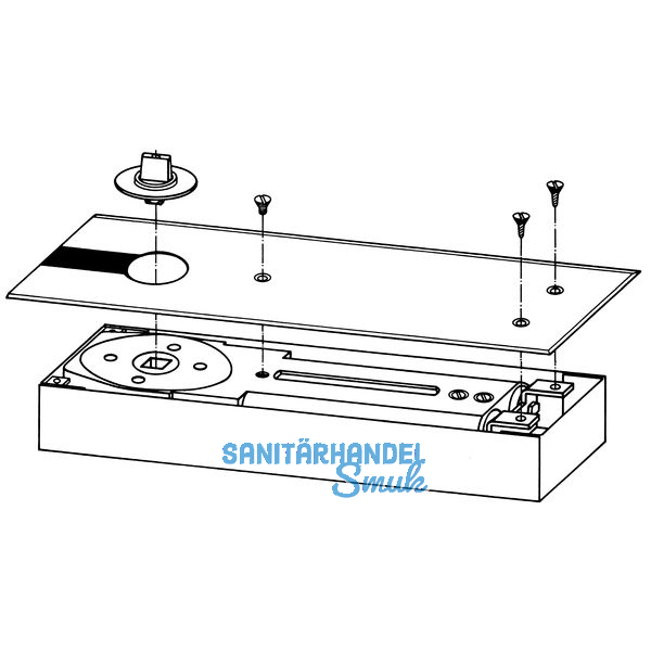 Bodentrschlieer DORMA BTS 84, EN 3 mit Feststellung 90