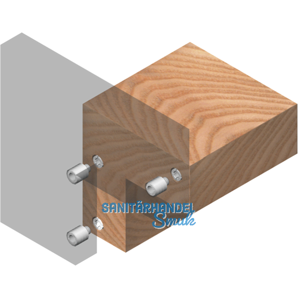 Druckknopfverbinder Upat, fr unsichtbare Verbindung von Holz-/Plattenteilen
