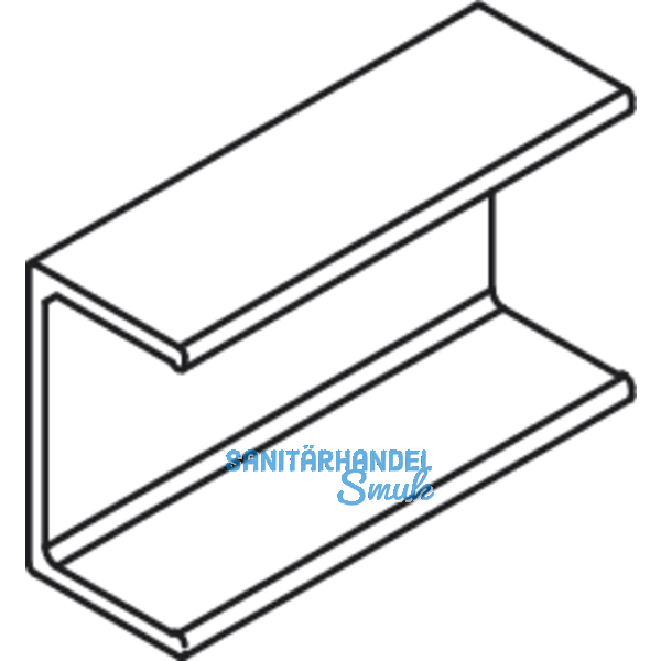 EKU COMBINO 20/35 H Clip-TeiL - gelocht, fr Holzblende