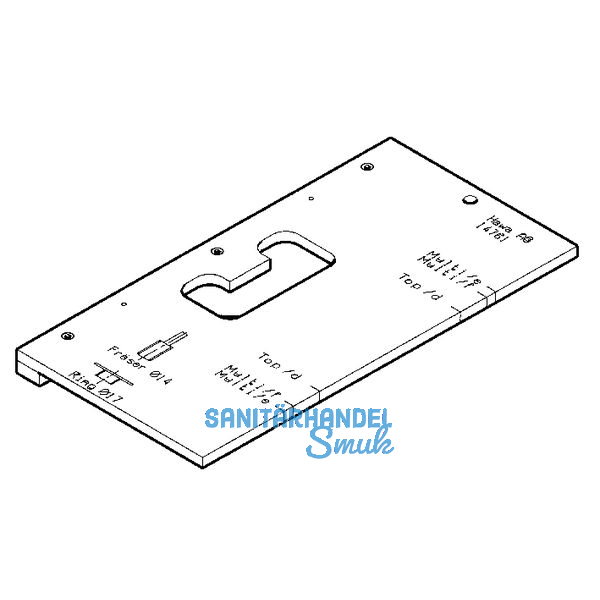 HAWA Multifold 30 Einfrsschablone