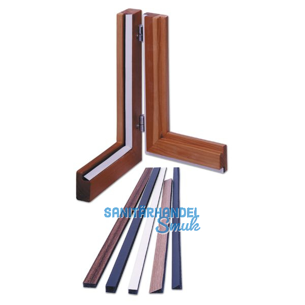 Falzdichtung Sedur- Fix-K, 12 x 7 mm, Kunststoff braun