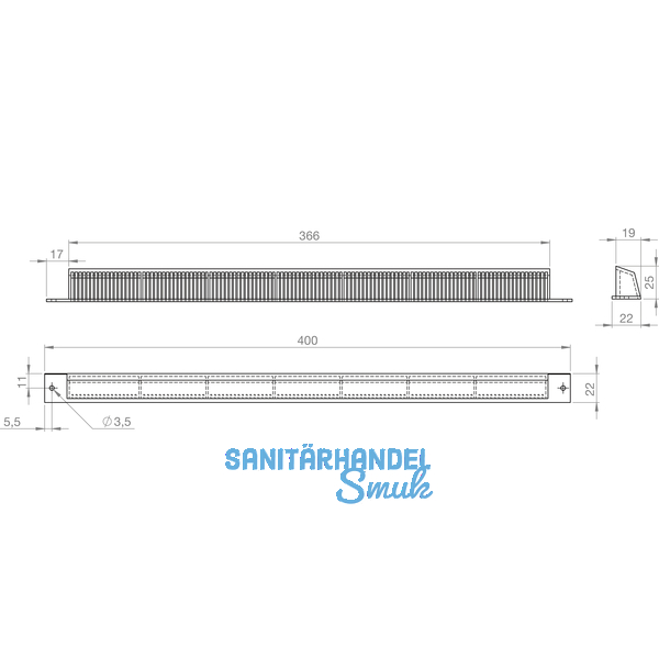 Wetterschutzgitter FRESH 42 auen, Kunststoff RAL 9010
