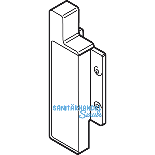 BLUM METABOX Fronthalter fr Innenschubkasten Schraubversion, Hhe K, links