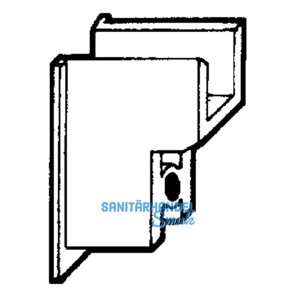GU-937/934 HS Fhrung Nr. 1 - P1786, Kunststoff schwarz